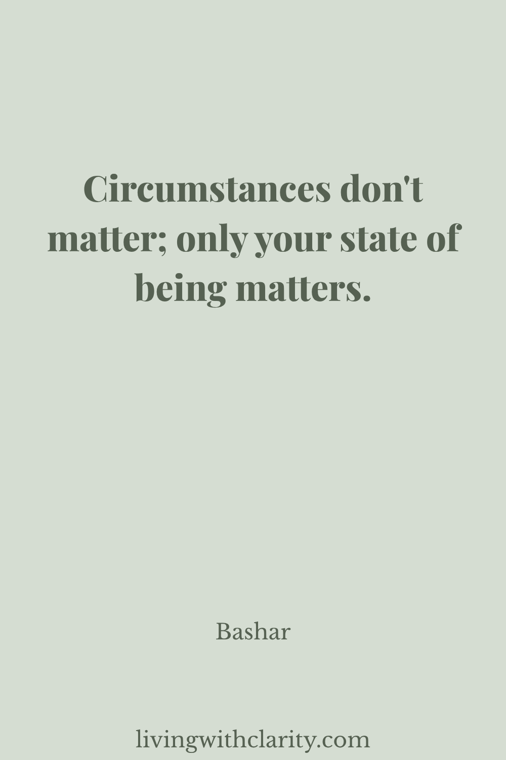 State over Circumstance
