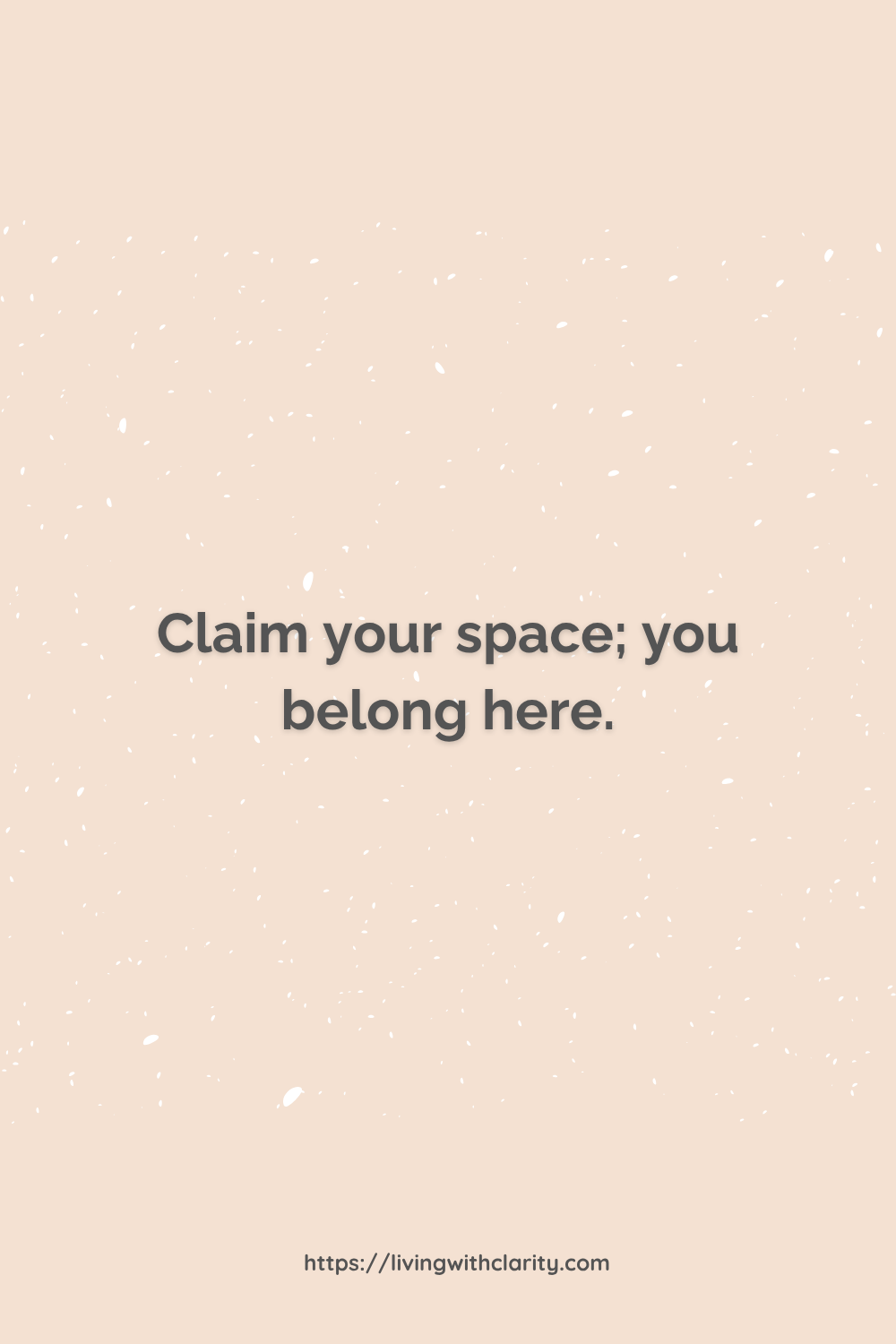 Belonging Reset