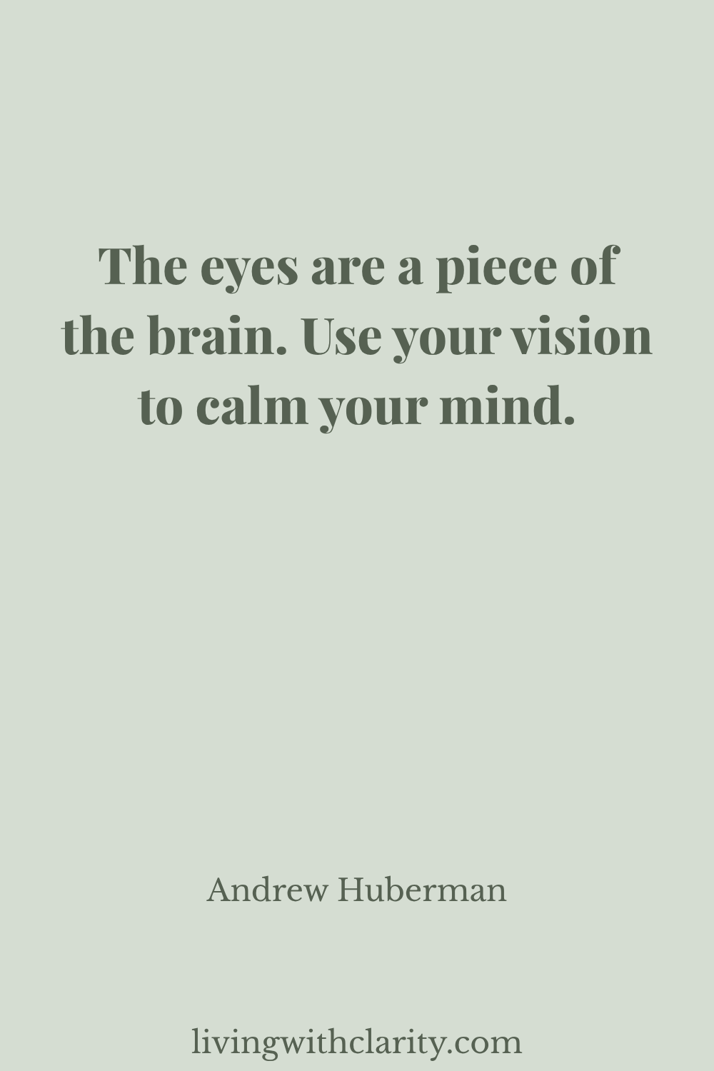 The Eyes are Brain Piece